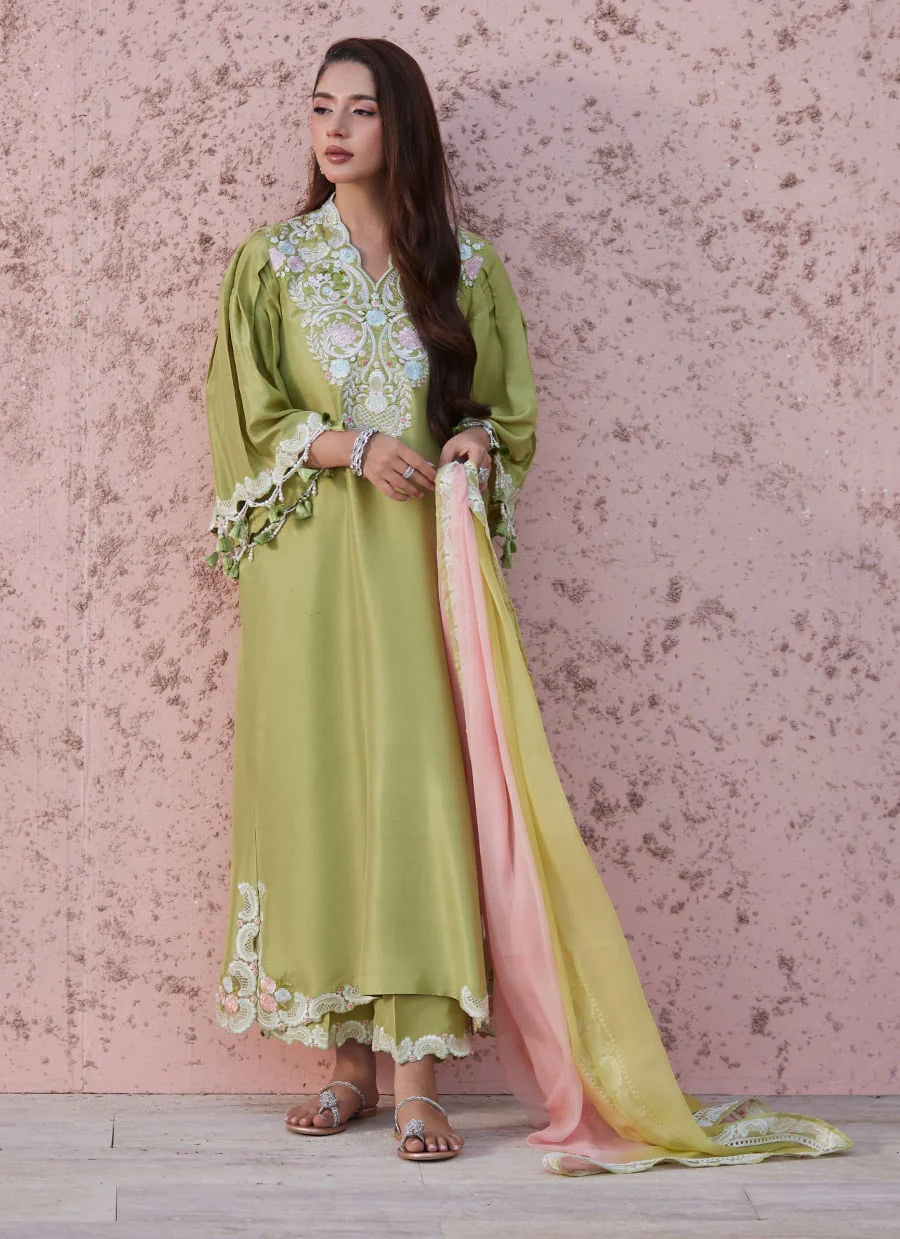 Jessa Shirt And Dupatta | Tara Luxe Eid '26 | FARAH TALIB AZIZ
