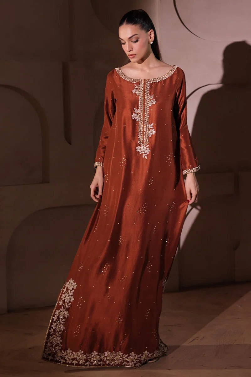 Cinnamon Silk | Celebration Wear Light Formals '26  | Uzma Afsheen