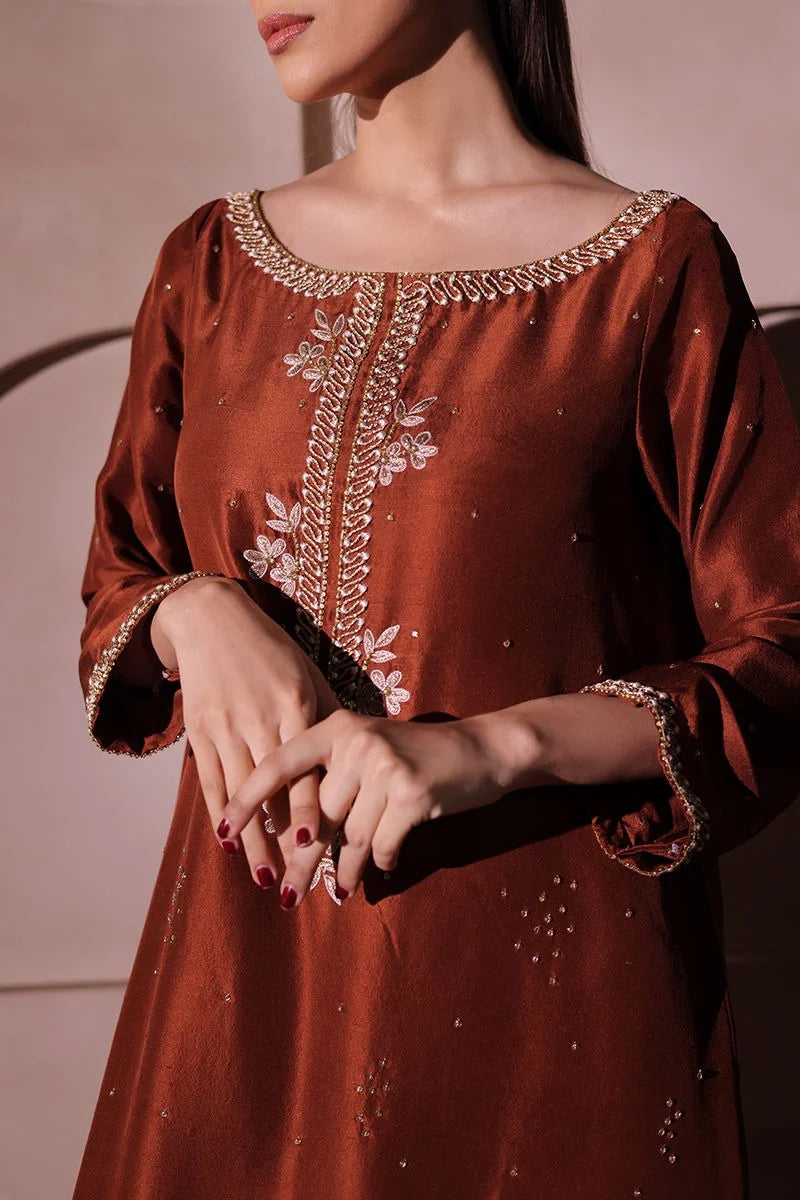 Cinnamon Silk | Celebration Wear Light Formals '26  | Uzma Afsheen