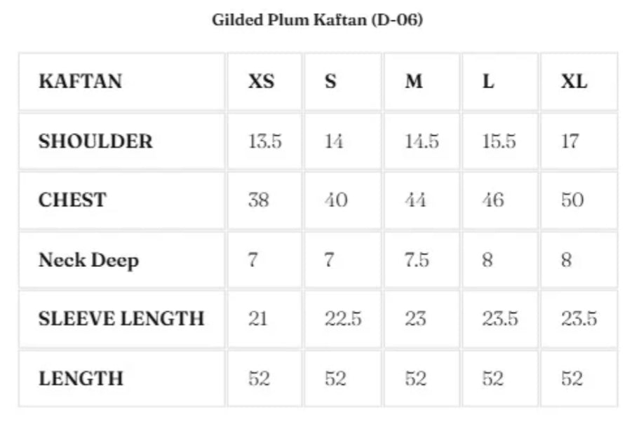 Gilded Plum Kaftan (D-06) | The Overture '26 | Ammara Khan