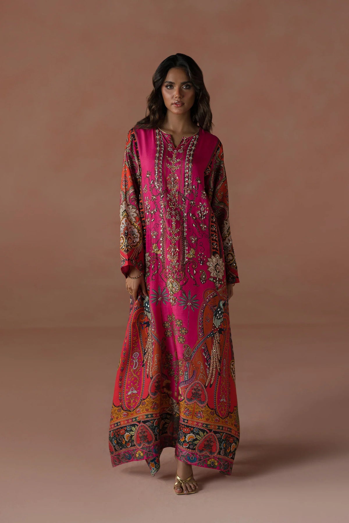 Hottie Sorbet Kaftan (D-03) | Flo II '26 | Ammara Khan