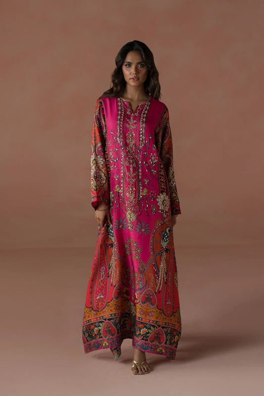Hottie Sorbet Kaftan (D-03) | Flo II '26 | Ammara Khan