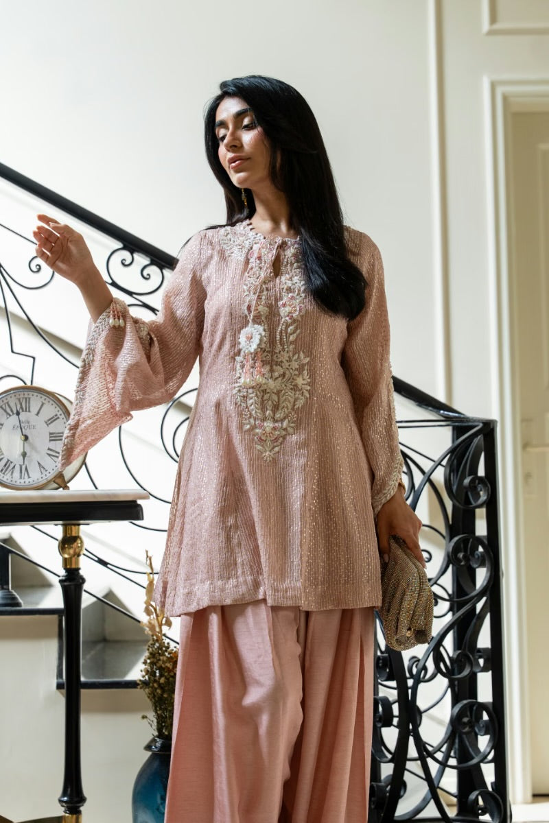 Peach Shimmer (D-08) | Siena '26 | Ammara Khan