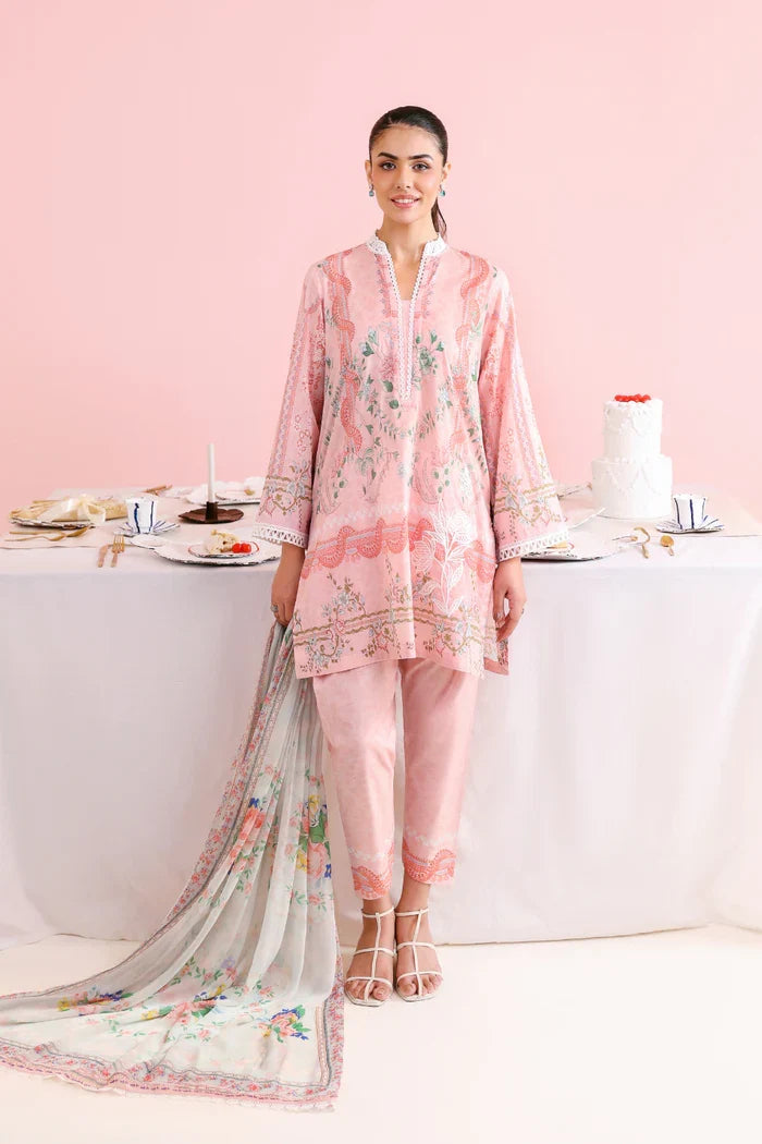 Candy Peach Classic (D-01) | Jolie Lawn Pret '26 | Ammara Khan
