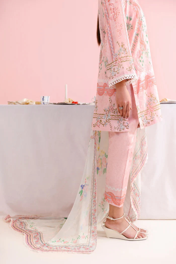 Candy Peach Classic (D-01) | Jolie Lawn Pret '26 | Ammara Khan