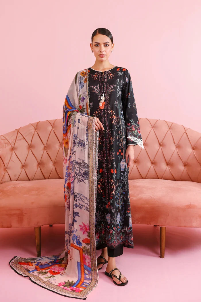 Floral Hush (D-07) | Jolie Lawn Pret '26 | Ammara Khan