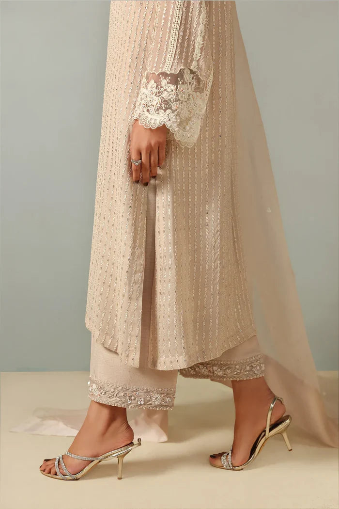 Nude Blush Pink Set (D-12) | Nurae '26 | Ammara Khan