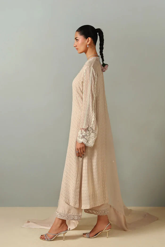 Nude Blush Pink Set (D-12) | Nurae '26 | Ammara Khan