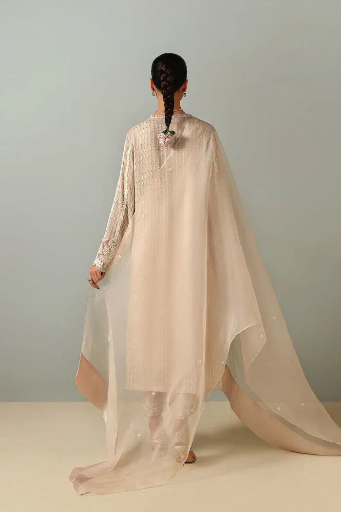 Nude Blush Pink Set (D-12) | Nurae '26 | Ammara Khan