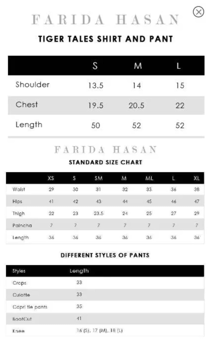 TIGER TALES SHIRT AND PANT | BLOOM EDIT VOL II | FARIDA HASAN