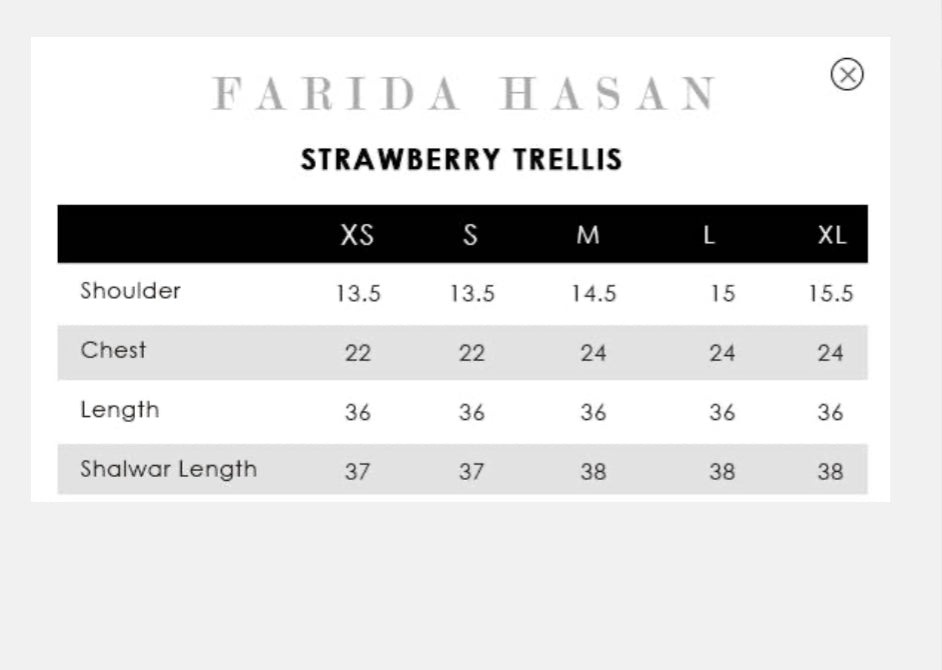 STRAWBERRY TRELLIS | BLOOM EDIT VOL II | FARIDA HASAN