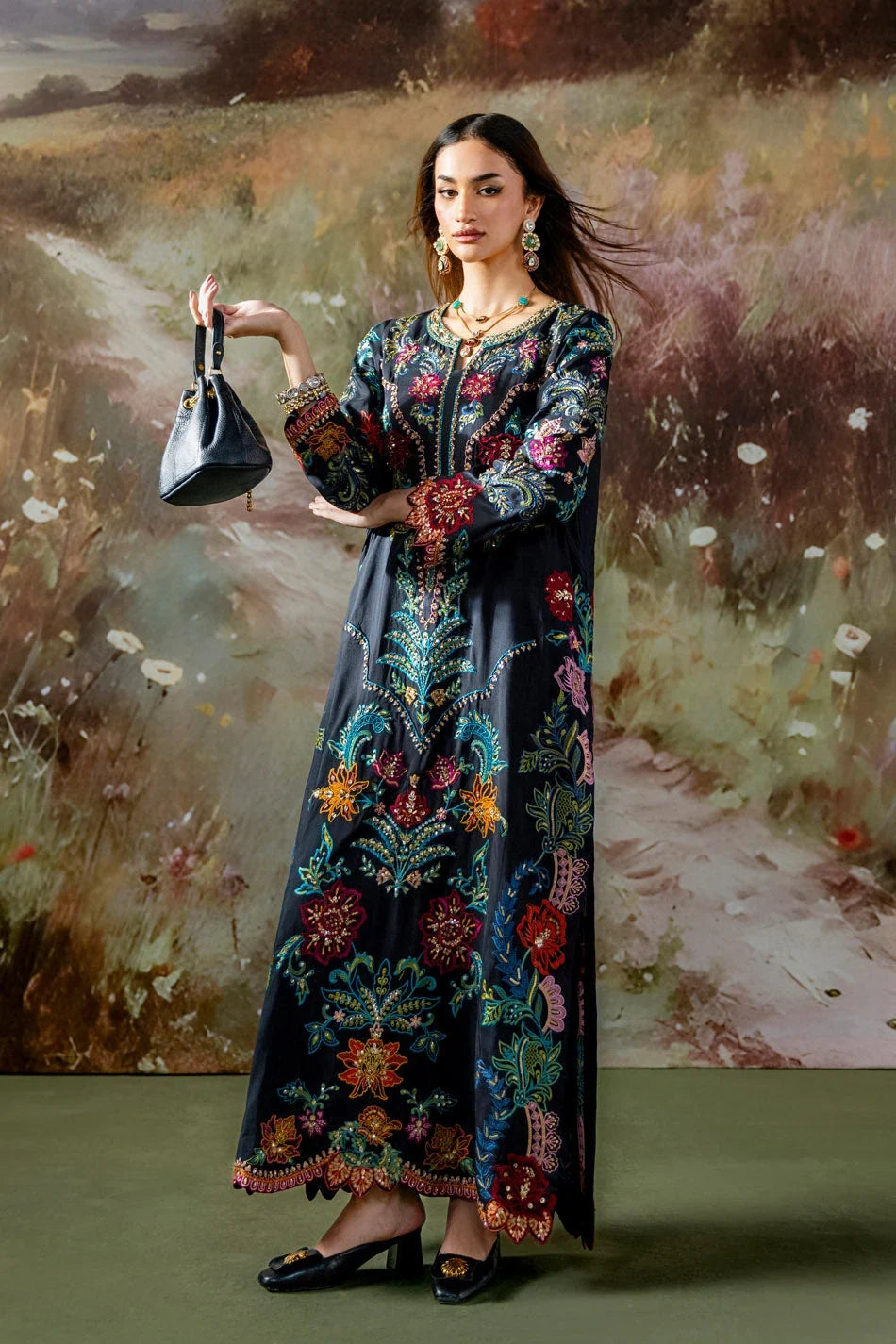 Black Orchid (D-05) | Nurae '26 | Ammara Khan