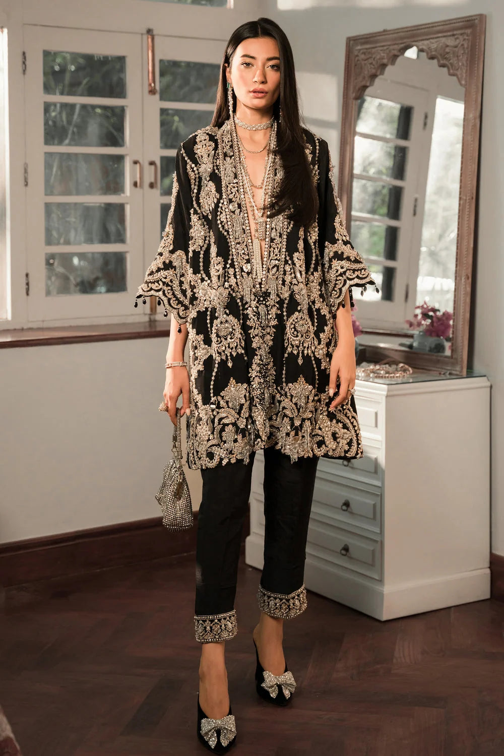 Jewelled Black Beauty (D-04) | The Proposal '23 | Ammara Khan