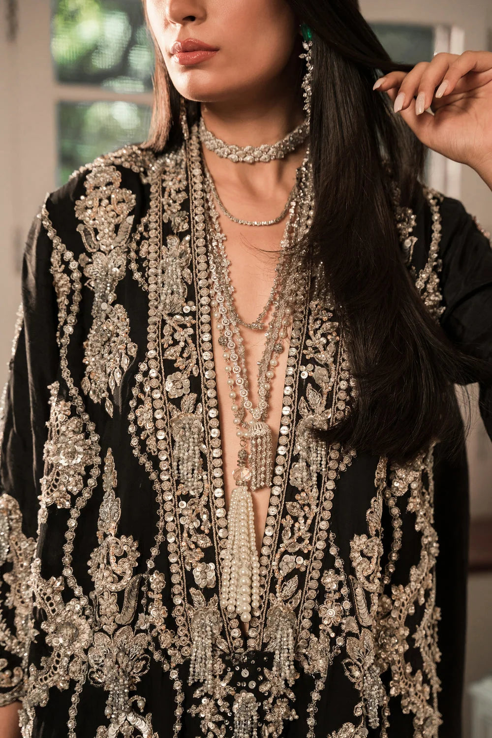 Jewelled Black Beauty (D-04) | The Proposal '23 | Ammara Khan