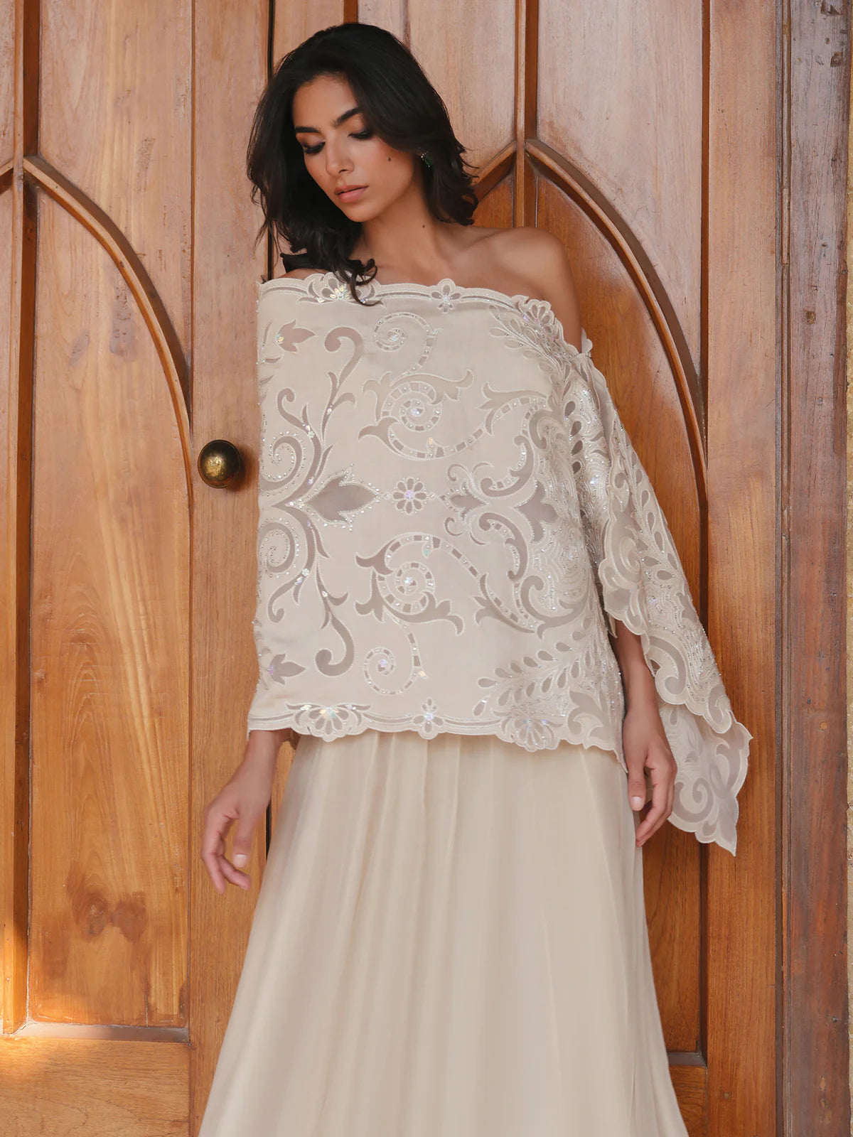 WRAP STOLE & LEHENGA | RSVP YES IN STYLE | MISHA LAKHANI