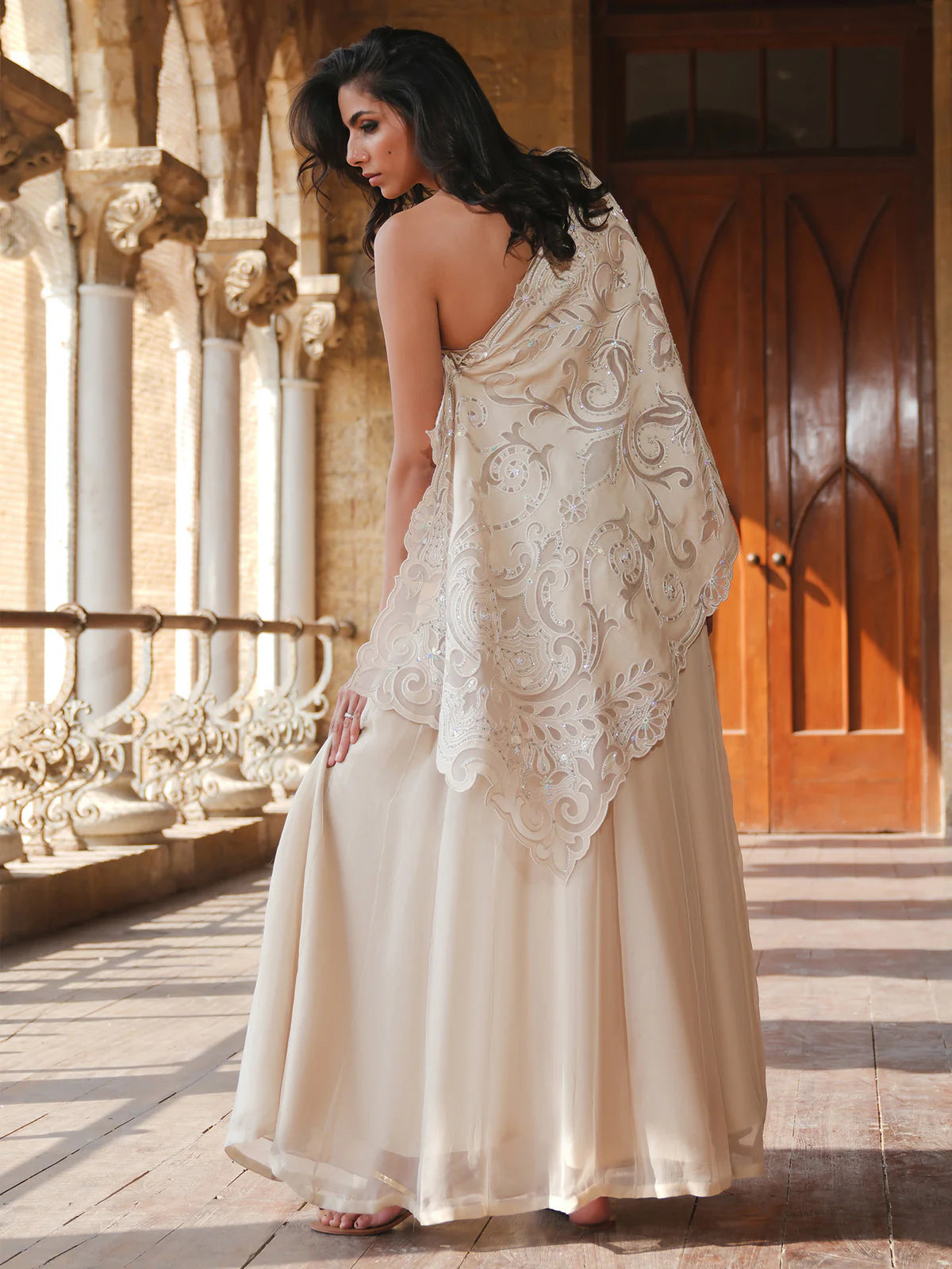 WRAP STOLE & LEHENGA | RSVP YES IN STYLE | MISHA LAKHANI
