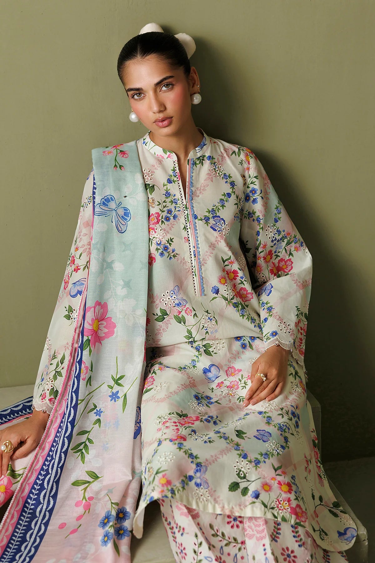 EMBROIDERED LAWN RTW-9385 | New Arrivals | Jazmin