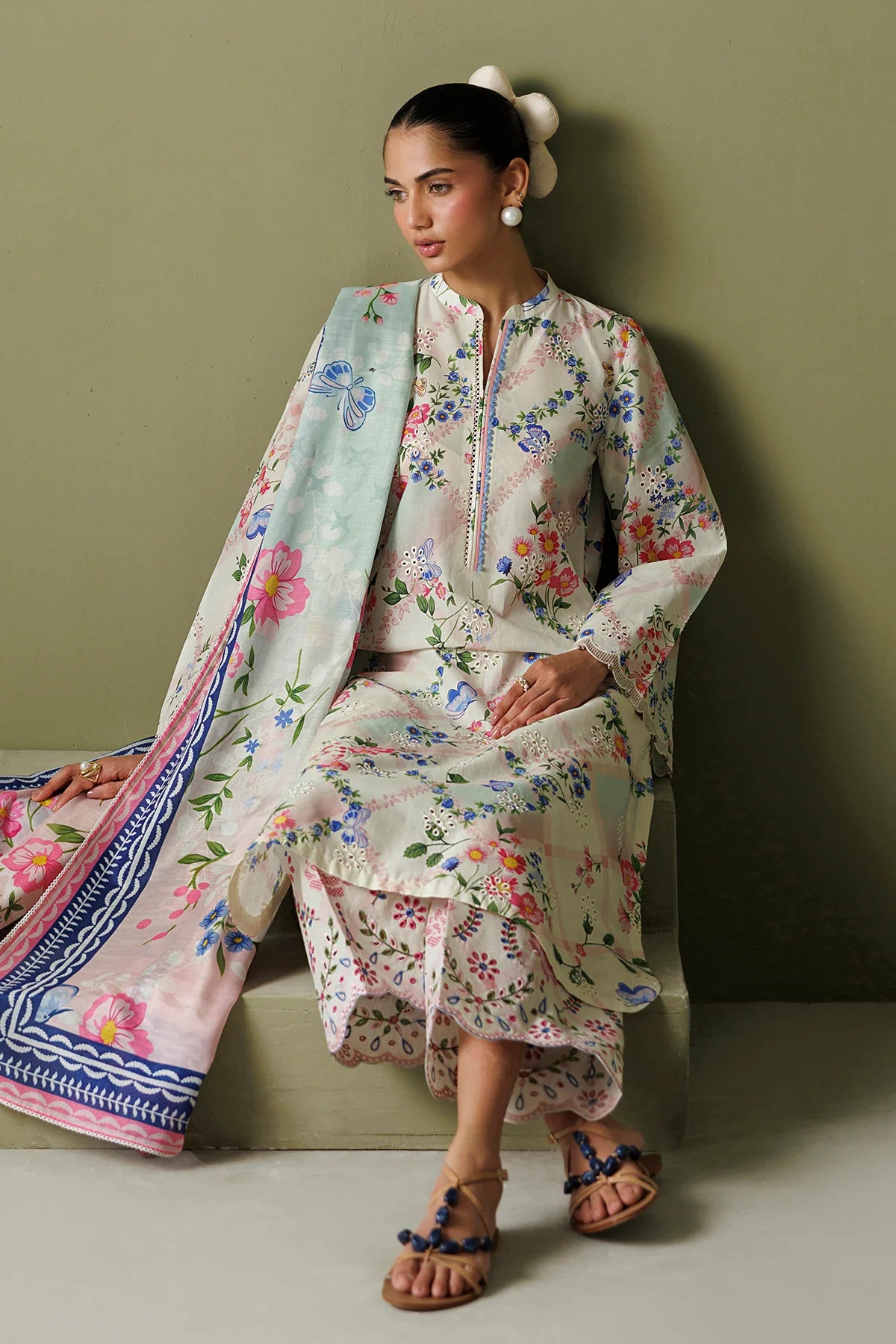 EMBROIDERED LAWN RTW-9385 | New Arrivals | Jazmin