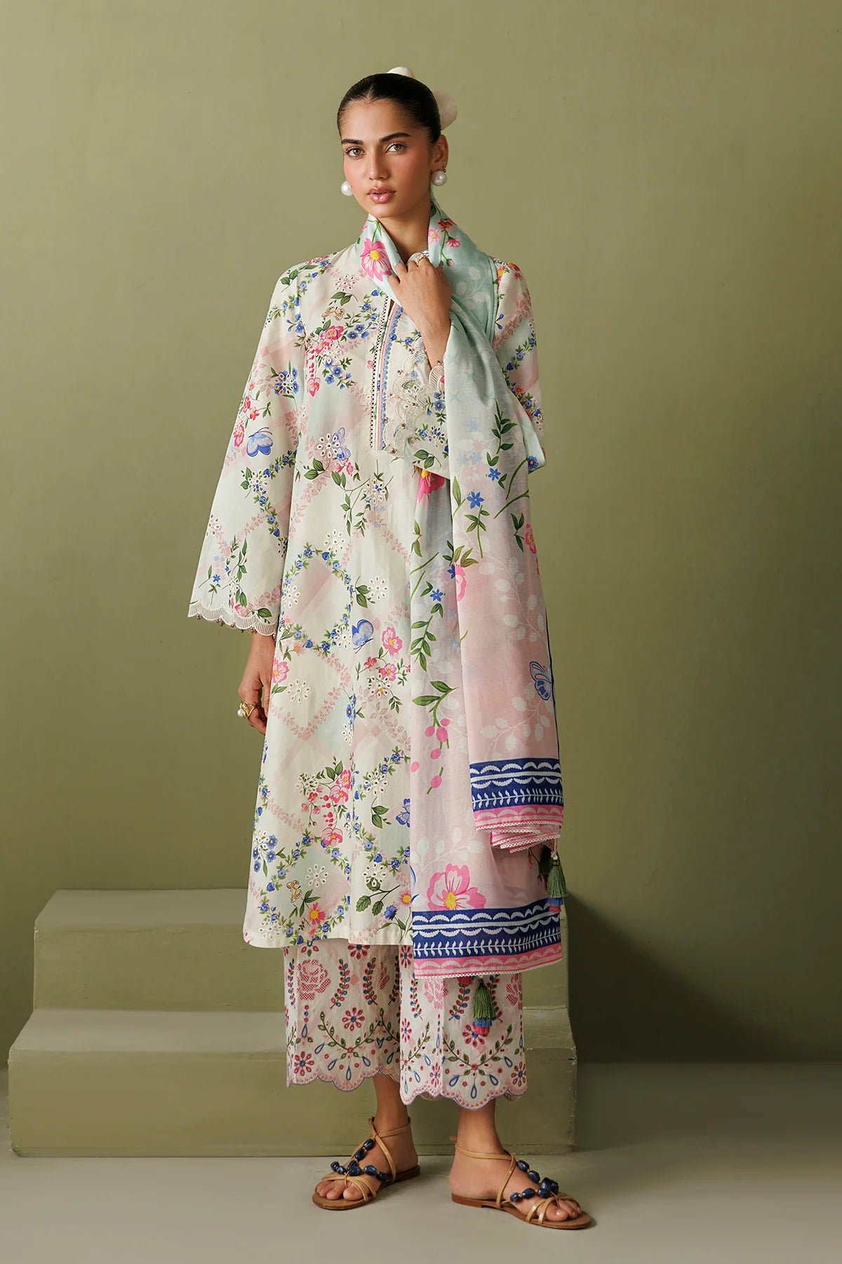 EMBROIDERED LAWN RTW-9385 | New Arrivals | Jazmin