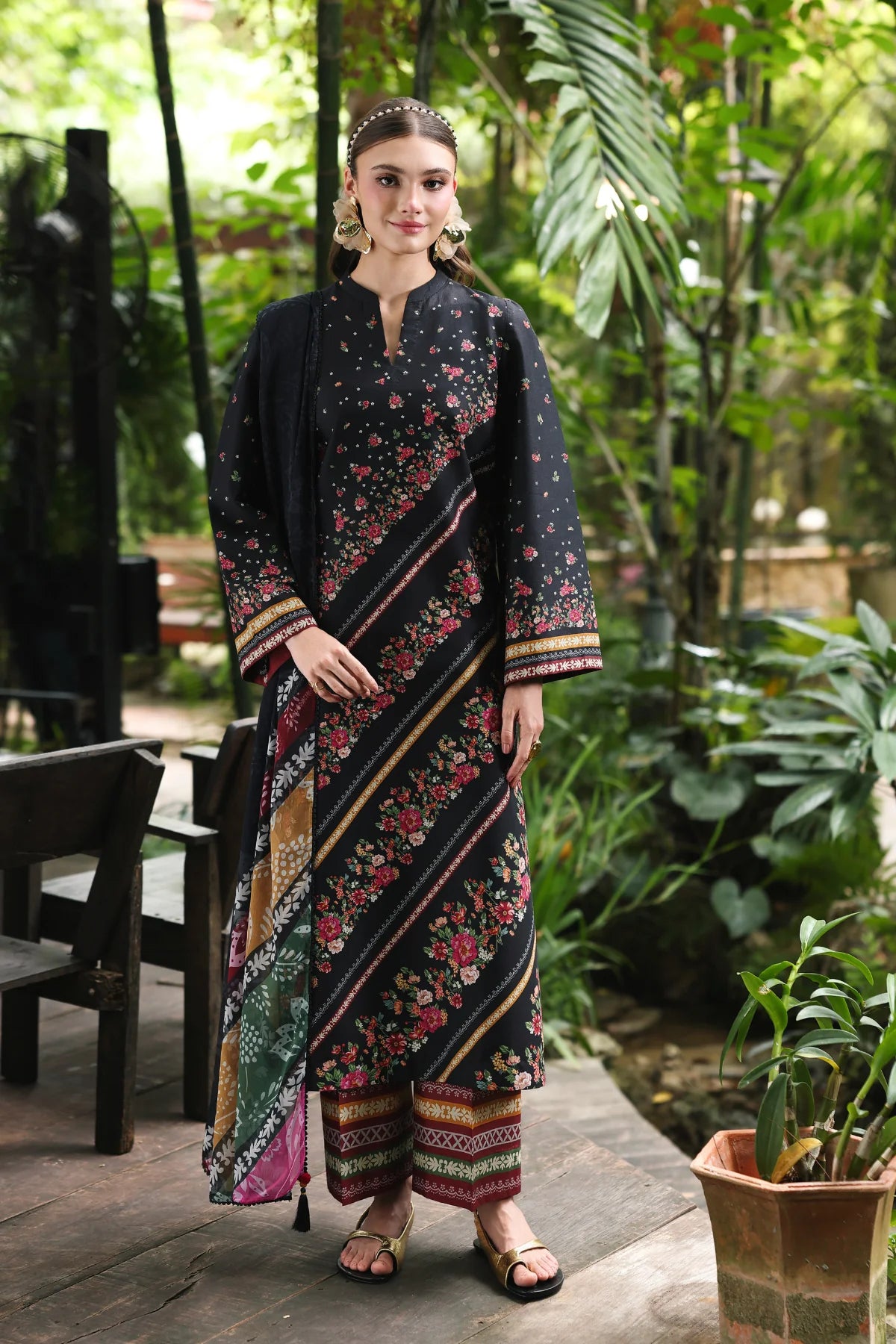 DIGITAL PRINTED LAWN USE-9401 | New Arrivals | Jazmin