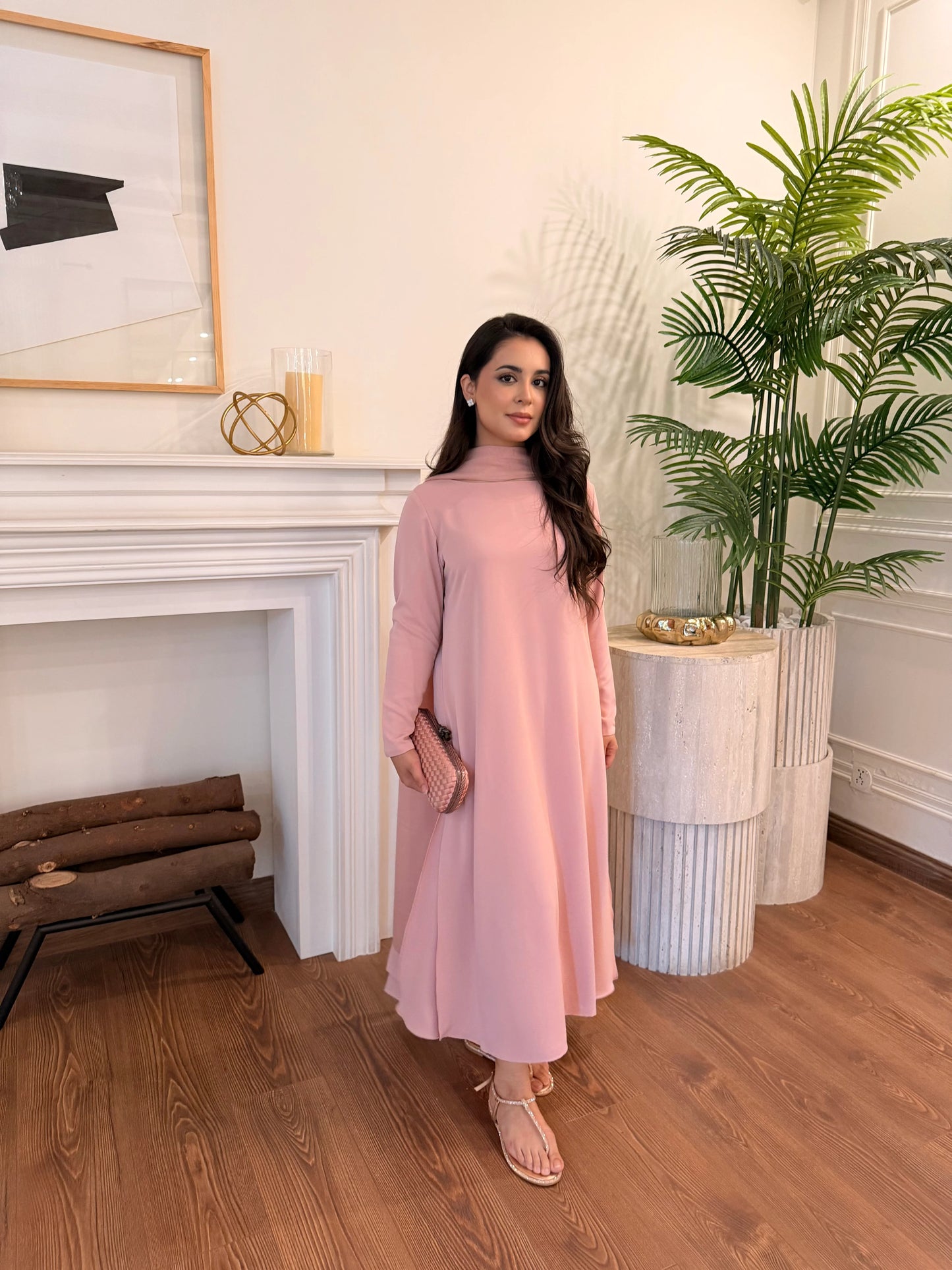 PINK BUTTONED SET | Sak Atelier