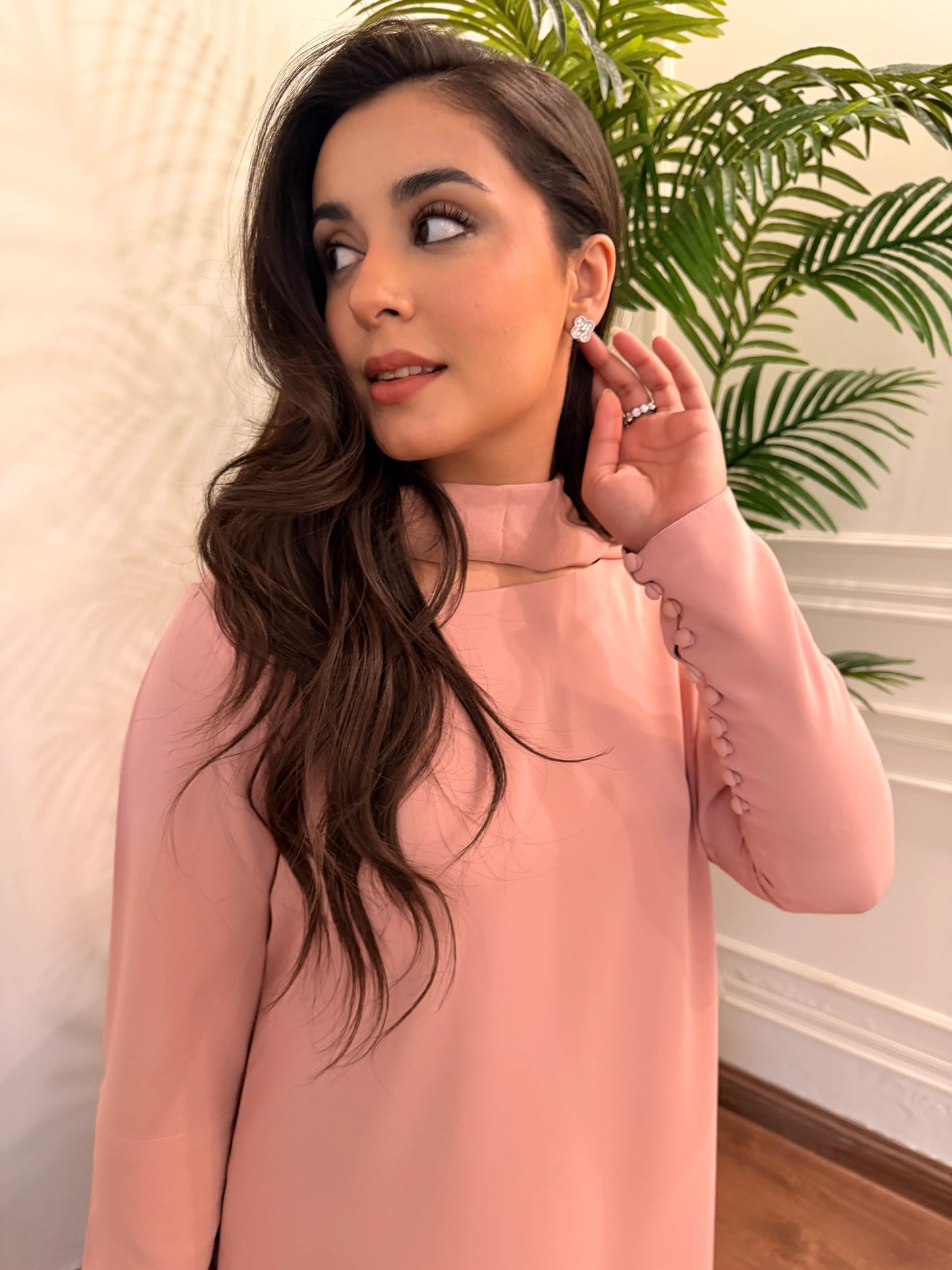 PINK BUTTONED SET | Sak Atelier