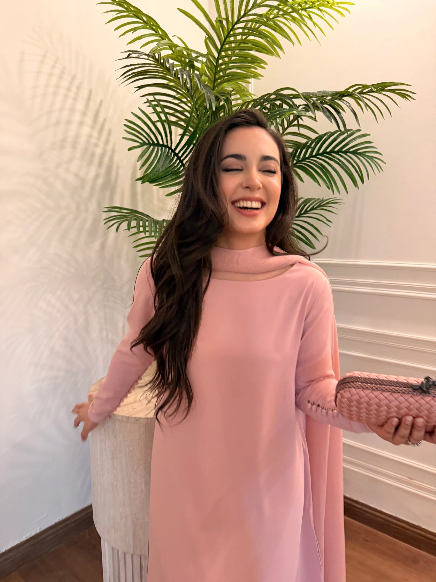 PINK BUTTONED SET | Sak Atelier