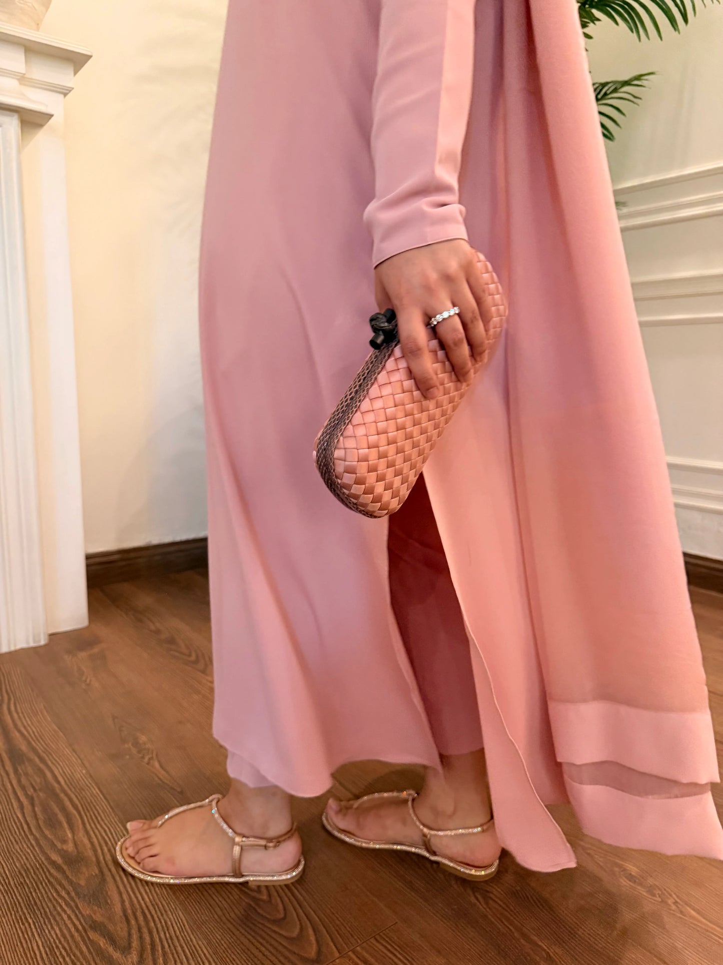 PINK BUTTONED SET | Sak Atelier