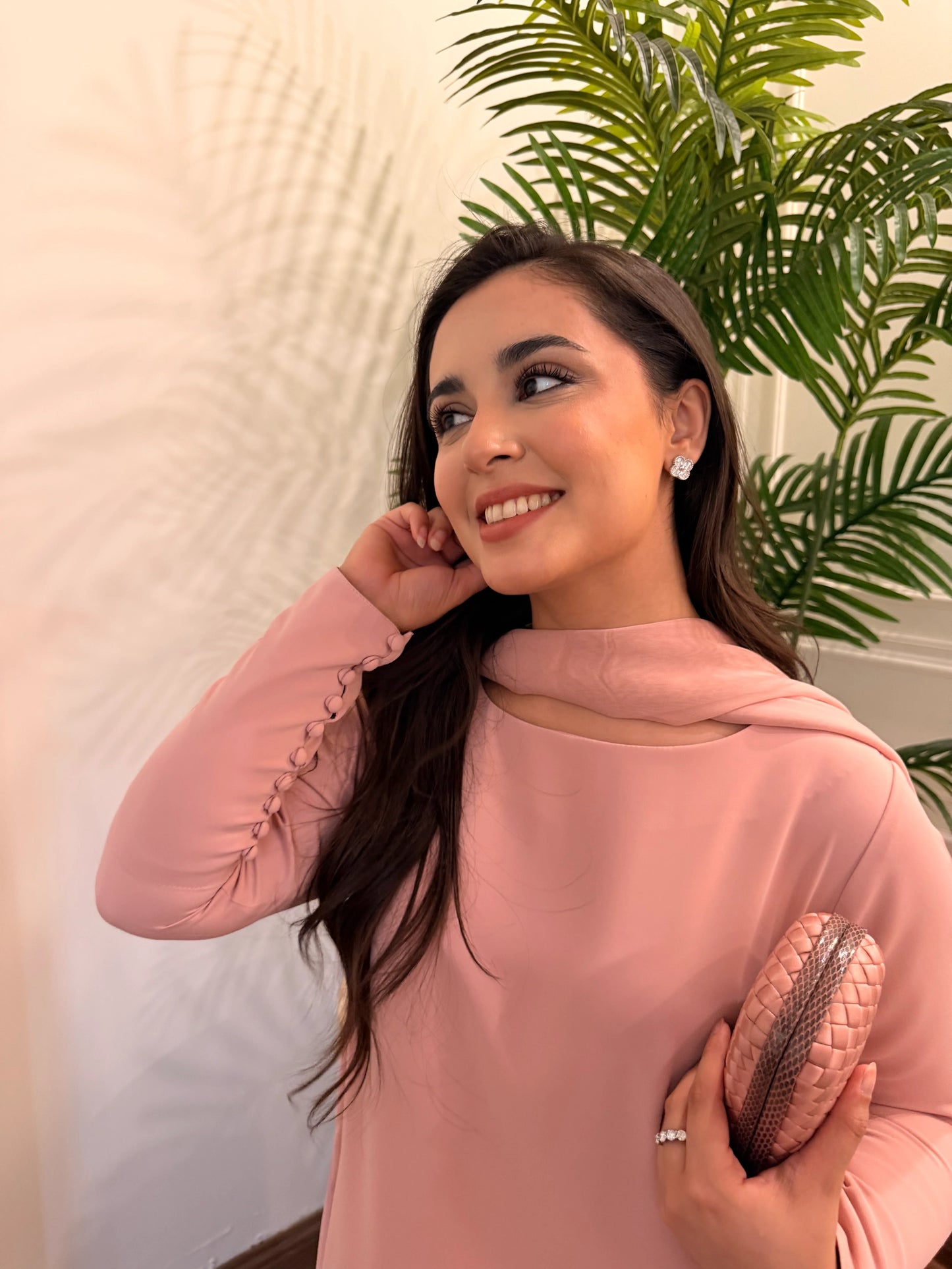 PINK BUTTONED SET | Sak Atelier