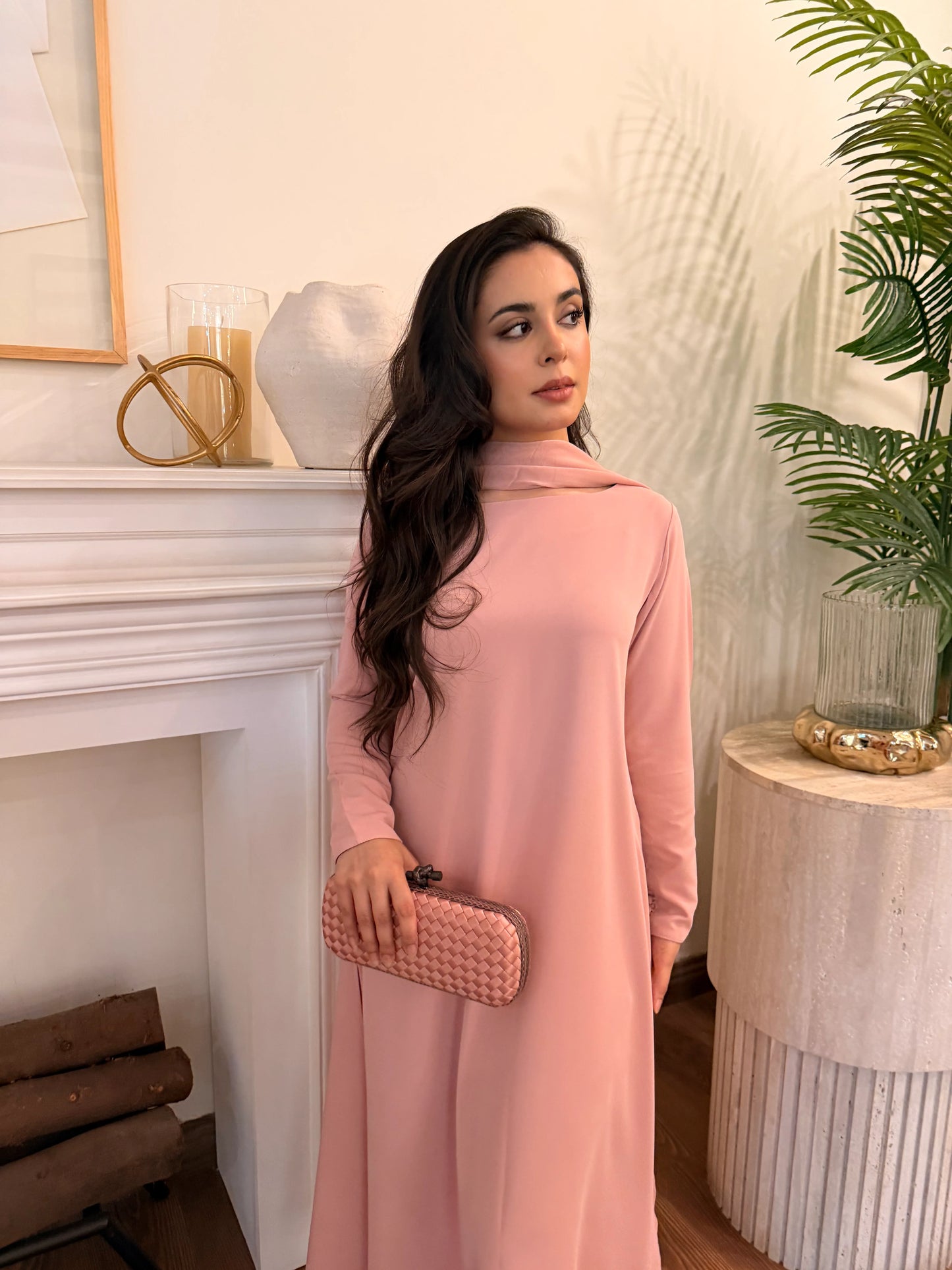 PINK BUTTONED SET | Sak Atelier