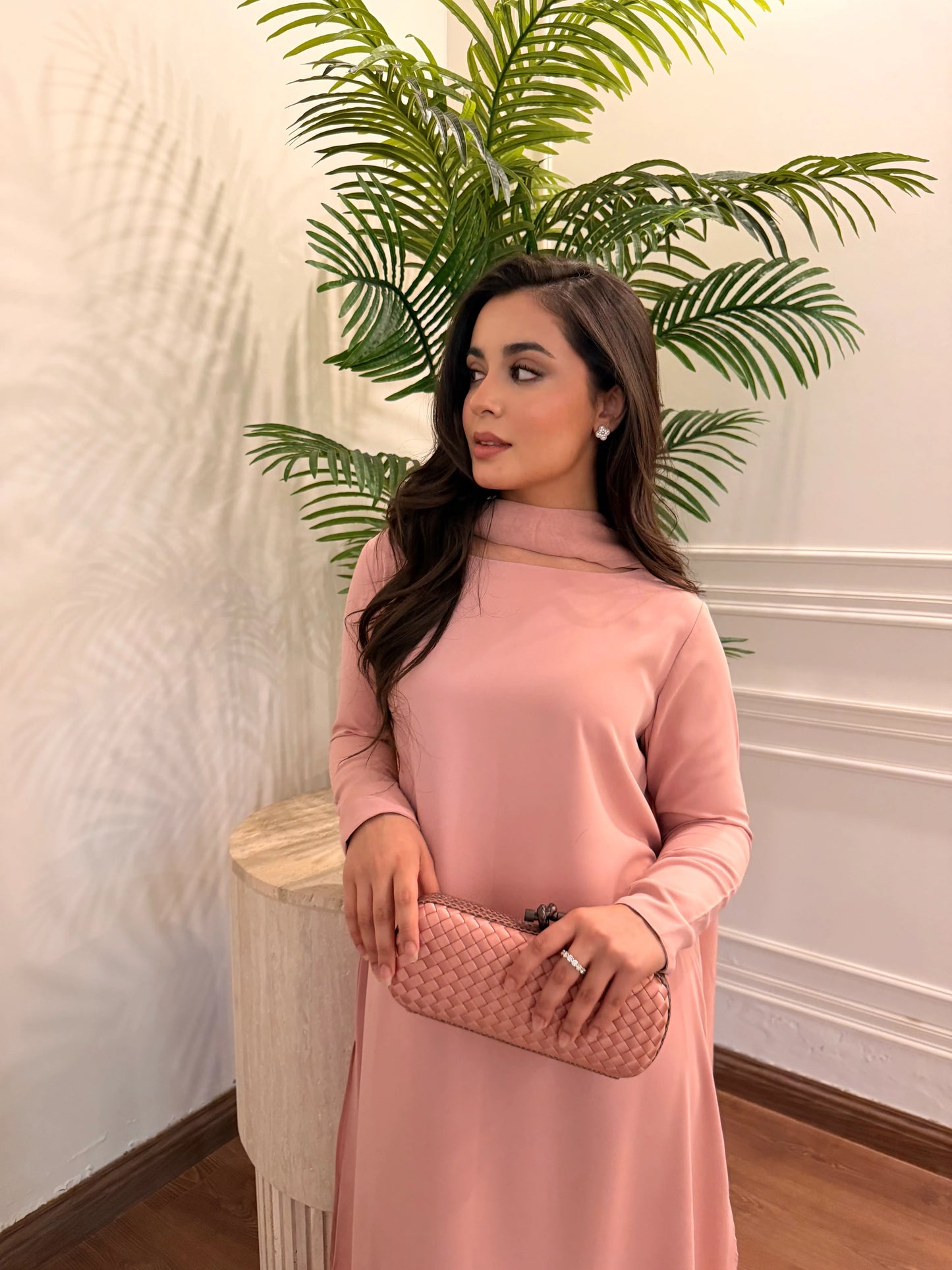 PINK BUTTONED SET | Sak Atelier