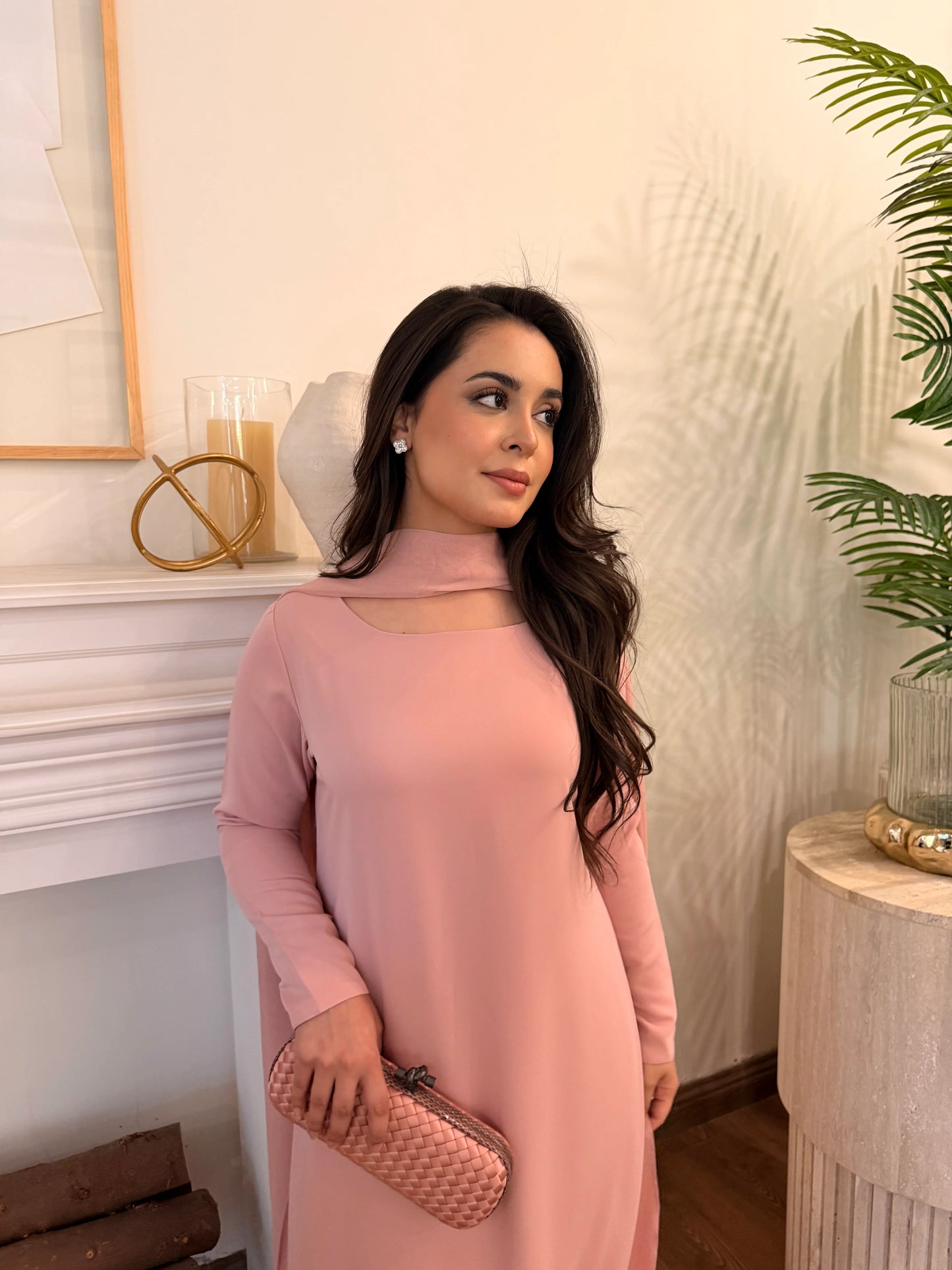 PINK BUTTONED SET | Sak Atelier