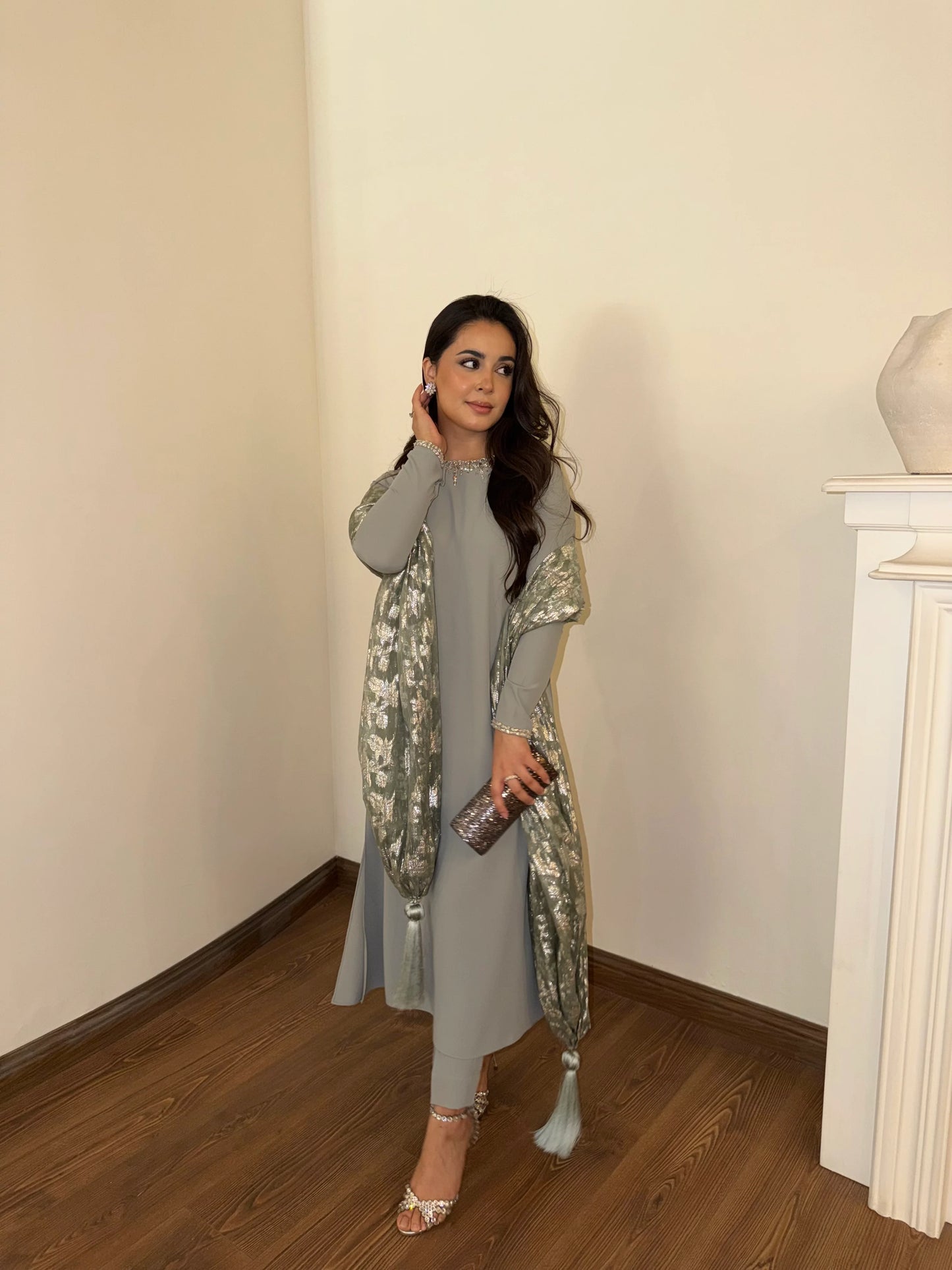 SOFT GREY CLARA SET | Sak Atelier