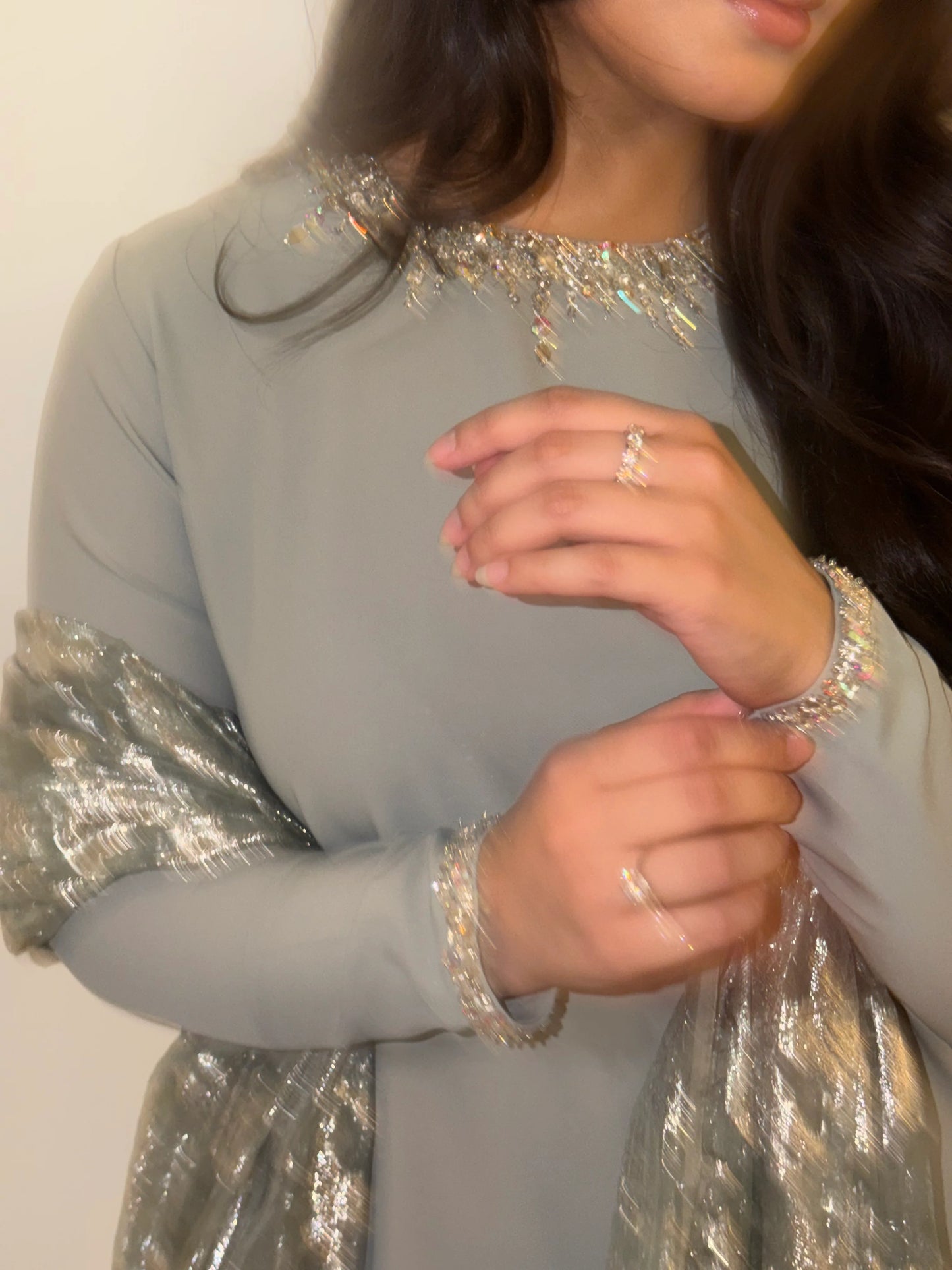 SOFT GREY CLARA SET | Sak Atelier