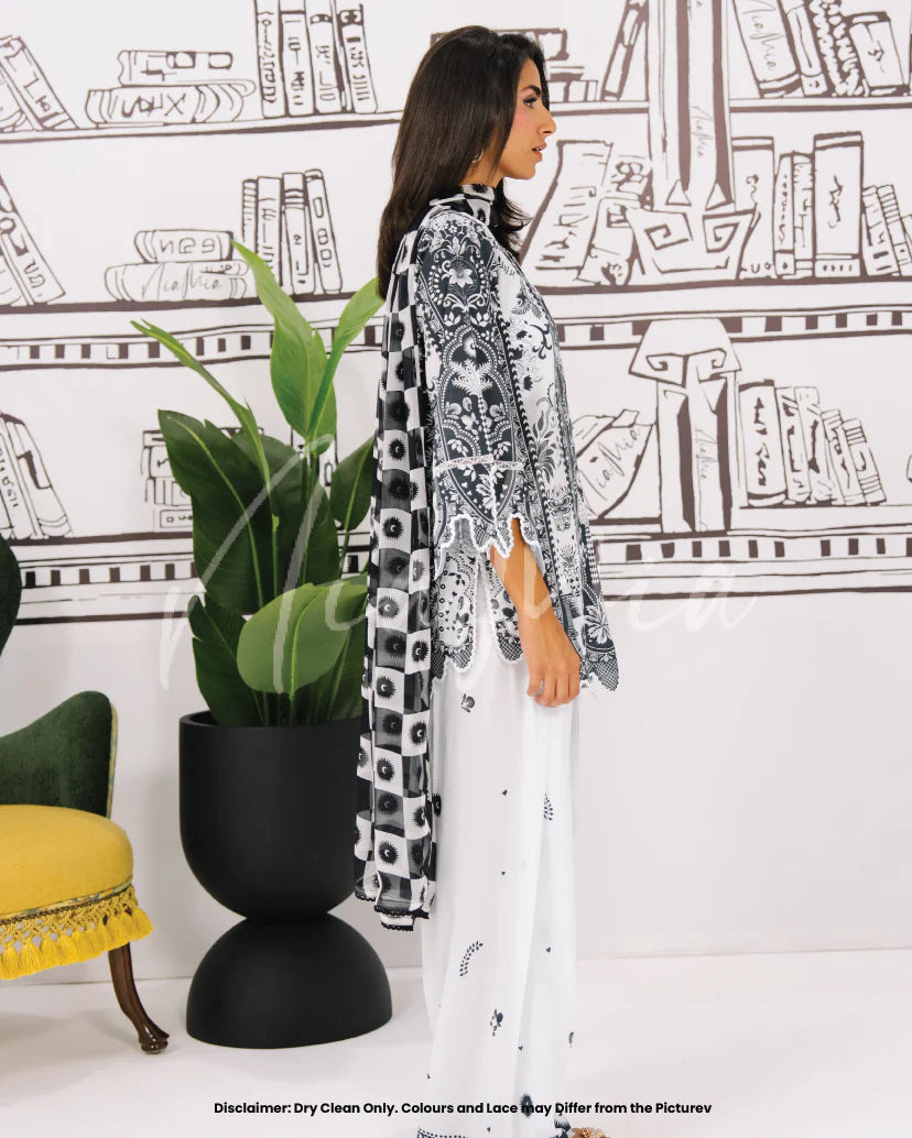Eclipse Dupatta | Monochrome |  Nia Mia
