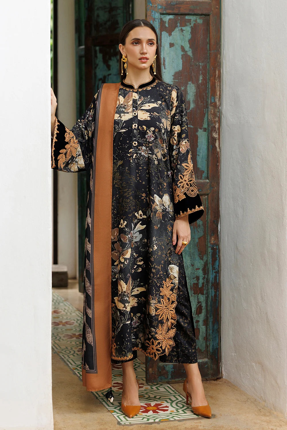 EWUF4588 | Unstitched | Baroque
