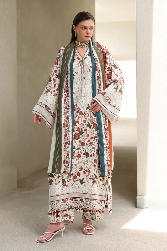 EWUF4557 | Unstitched | Baroque