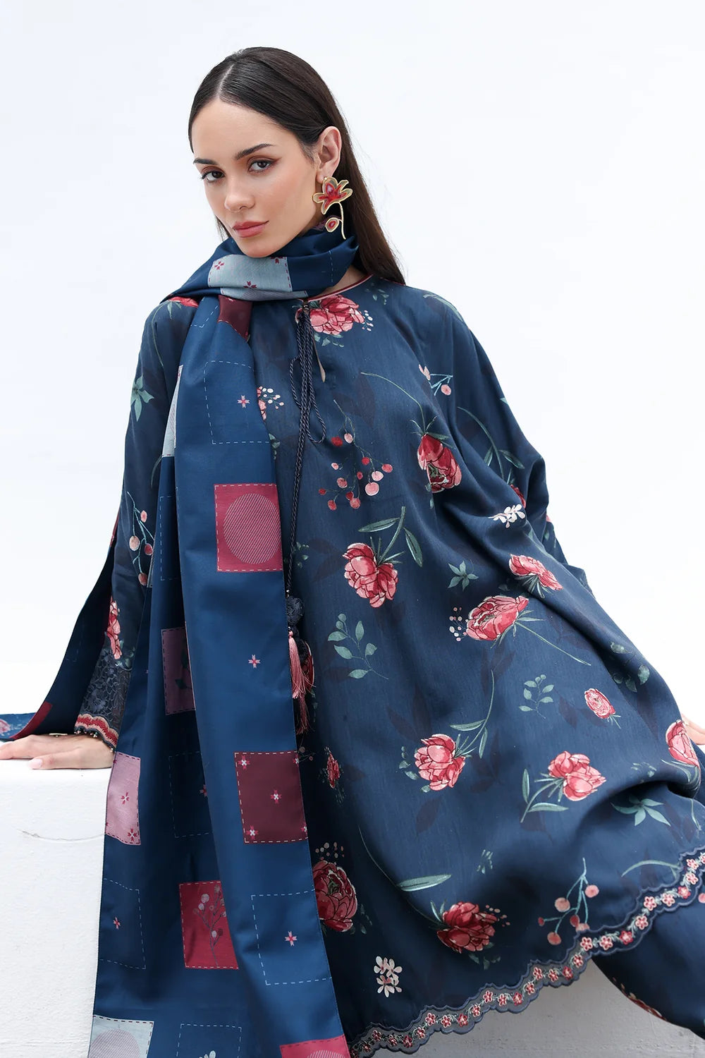 EWUF4556 | Unstitched | Baroque