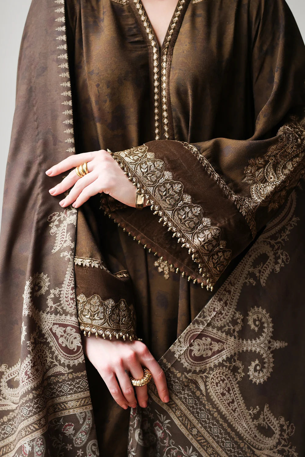 EWUF4619 | Unstitched | Baroque