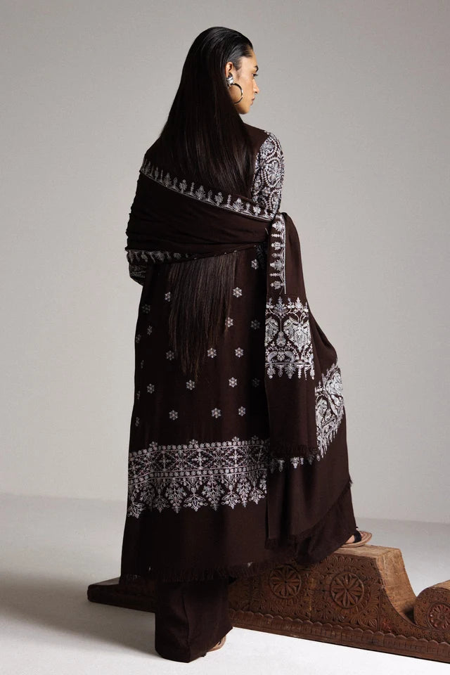 AQEEQ-D1 | WINTER UNSTITCHED SARAAB | ZARA SHAHJAHAN