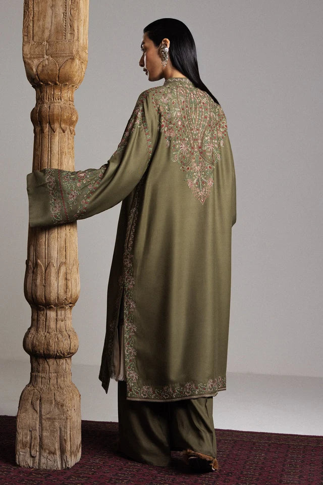 CHINAR-D2 | WINTER UNSTITCHED SARAAB | ZARA SHAHJAHAN