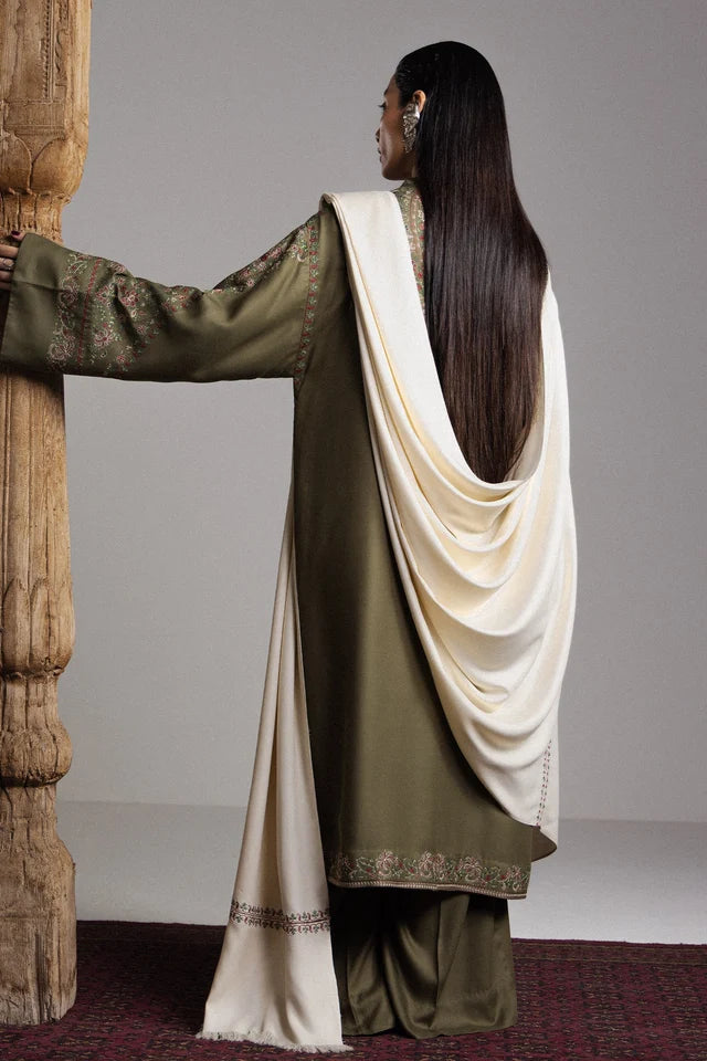 CHINAR-D2 | WINTER UNSTITCHED SARAAB | ZARA SHAHJAHAN