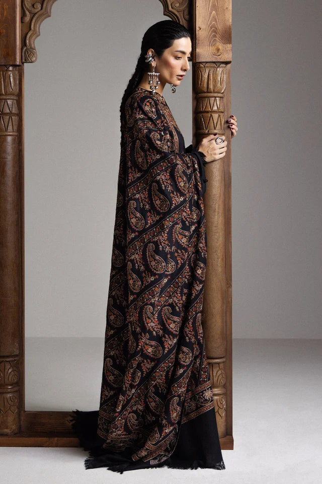 OUD-D5 | WINTER UNSTITCHED SARAAB | ZARA SHAHJAHAN