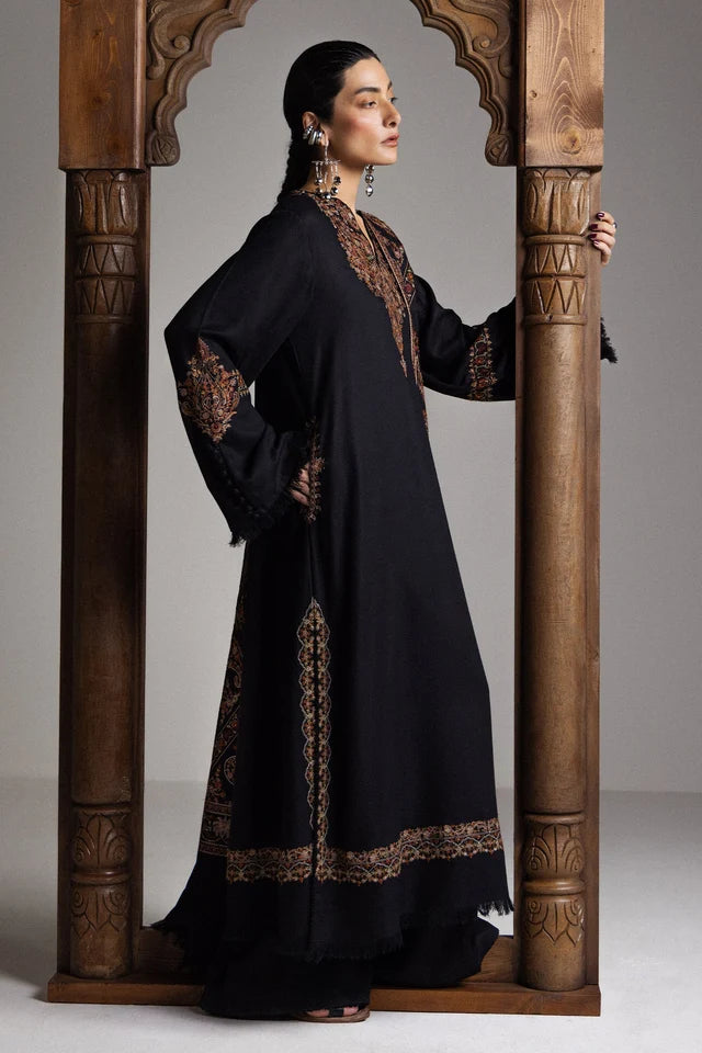 OUD-D5 | WINTER UNSTITCHED SARAAB | ZARA SHAHJAHAN