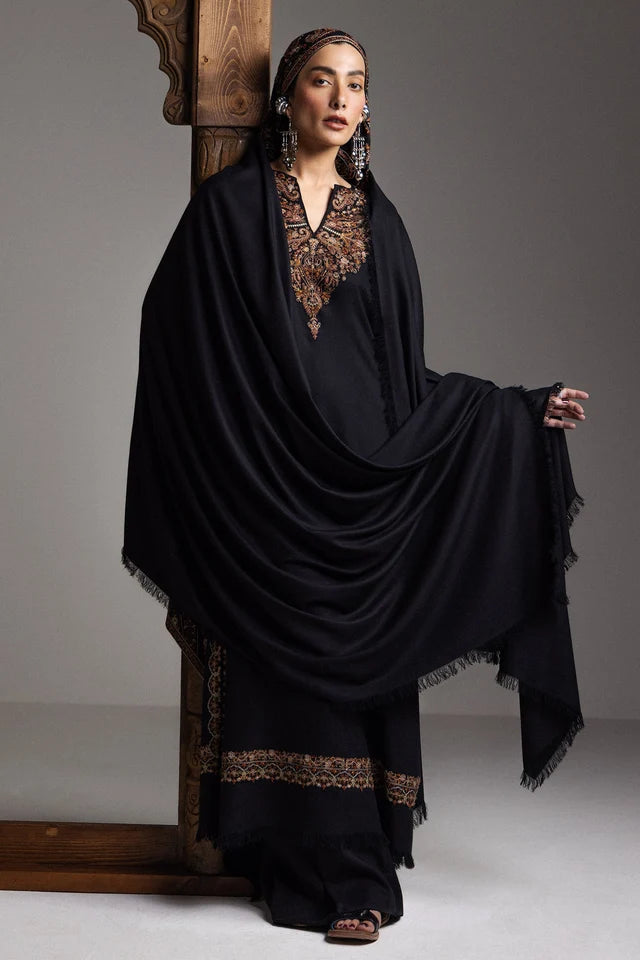 OUD-D5 | WINTER UNSTITCHED SARAAB | ZARA SHAHJAHAN