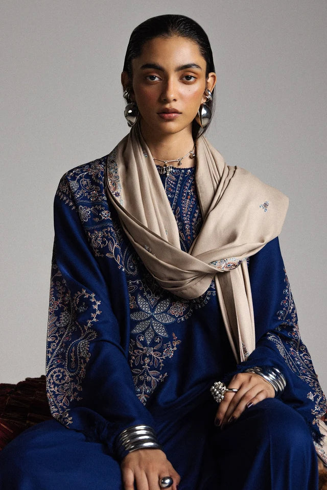 SAMARKAND-D6 | WINTER UNSTITCHED SARAAB | ZARA SHAHJAHAN