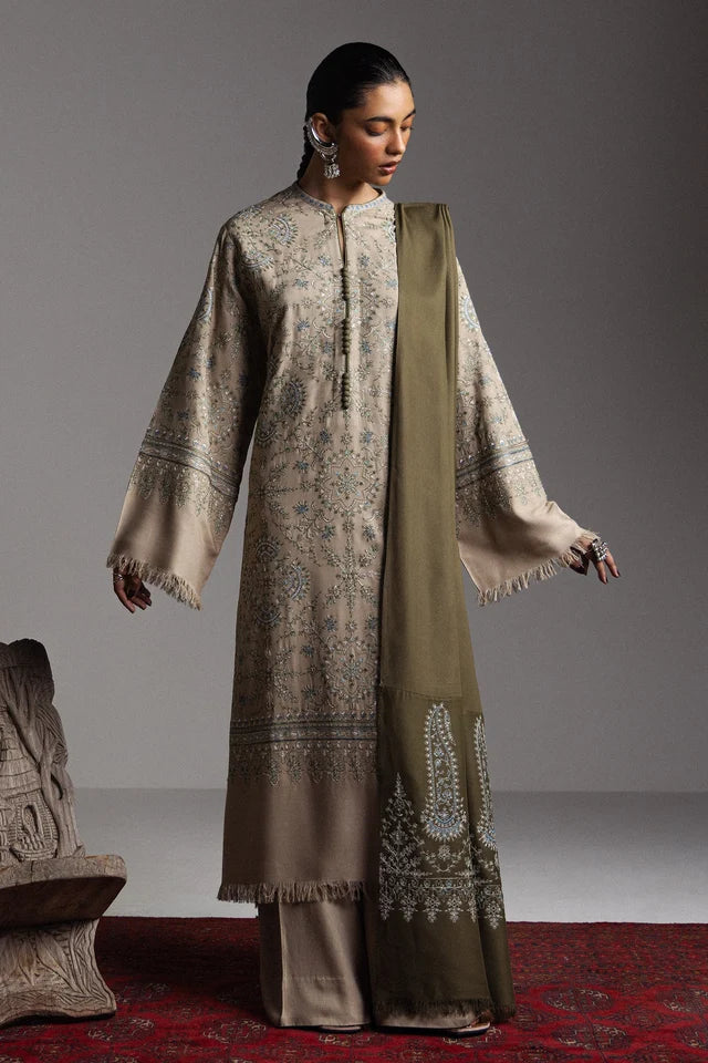 SARAB-D8 | WINTER UNSTITCHED SARAAB | ZARA SHAHJAHAN