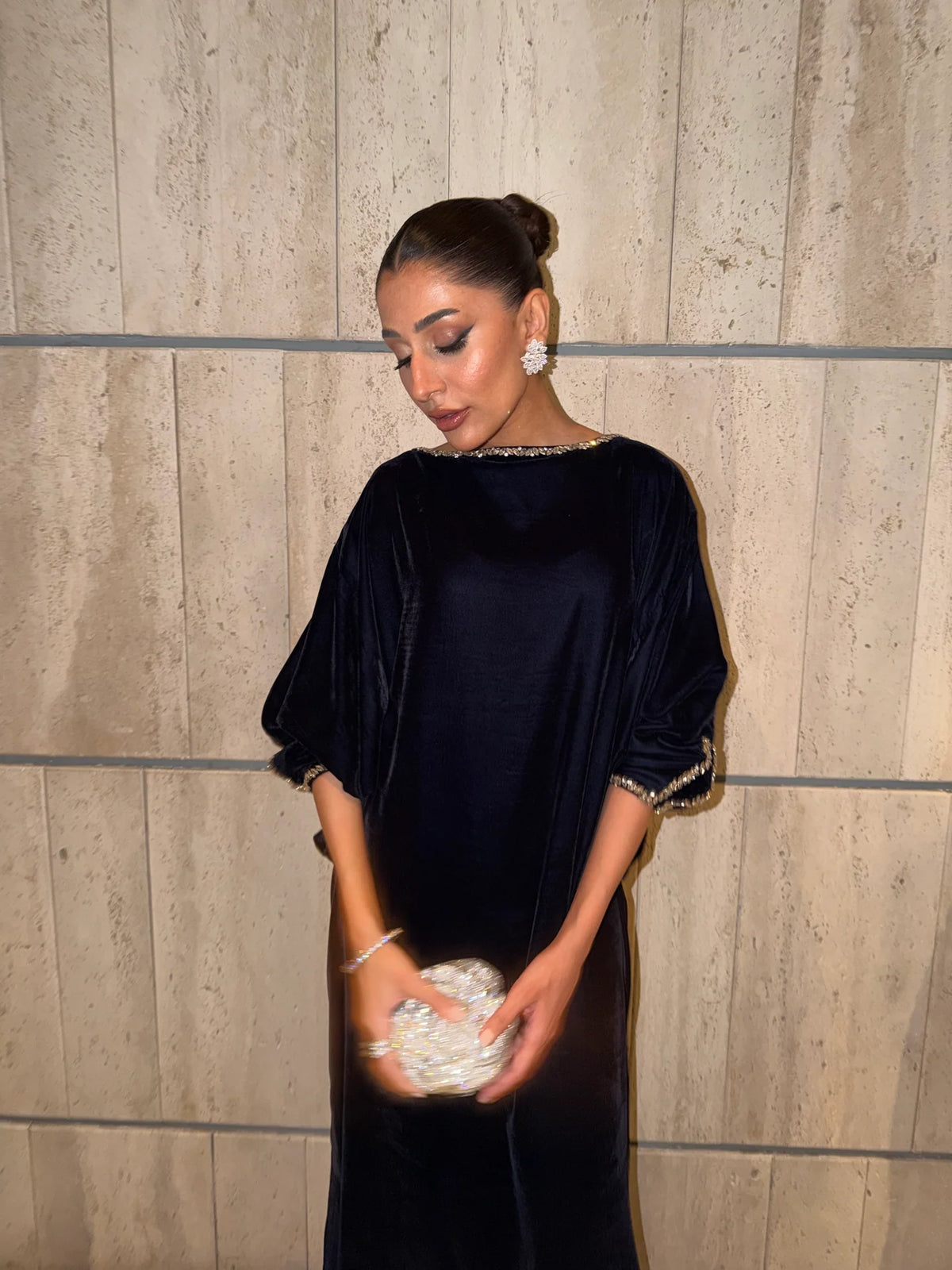 NAVY KELLY KAFTAAN | NEW IN | SAK ATELIER