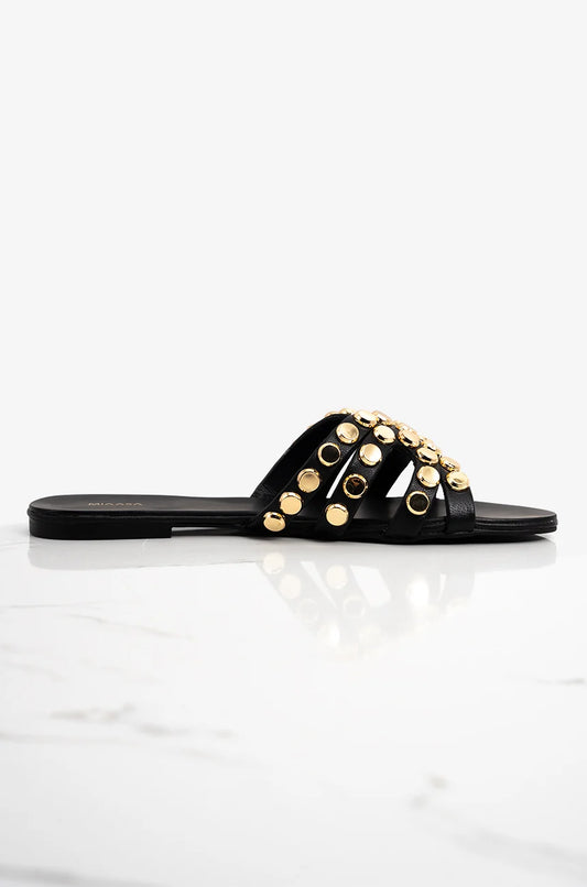 Zee Studs 3.0 - Black | New Arrivals | Miaasa | Footwear