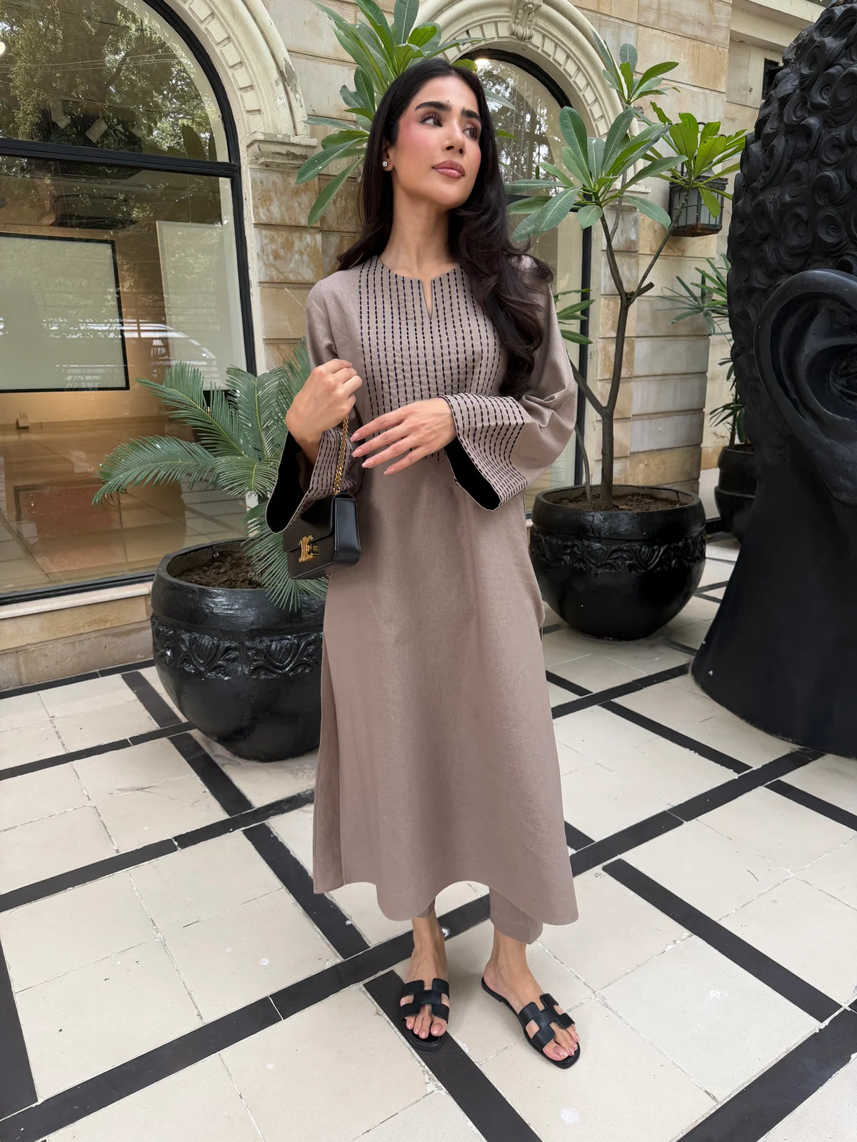 TAUPE CHAWAL TANKA SET | NEW IN | SAK ATELIER